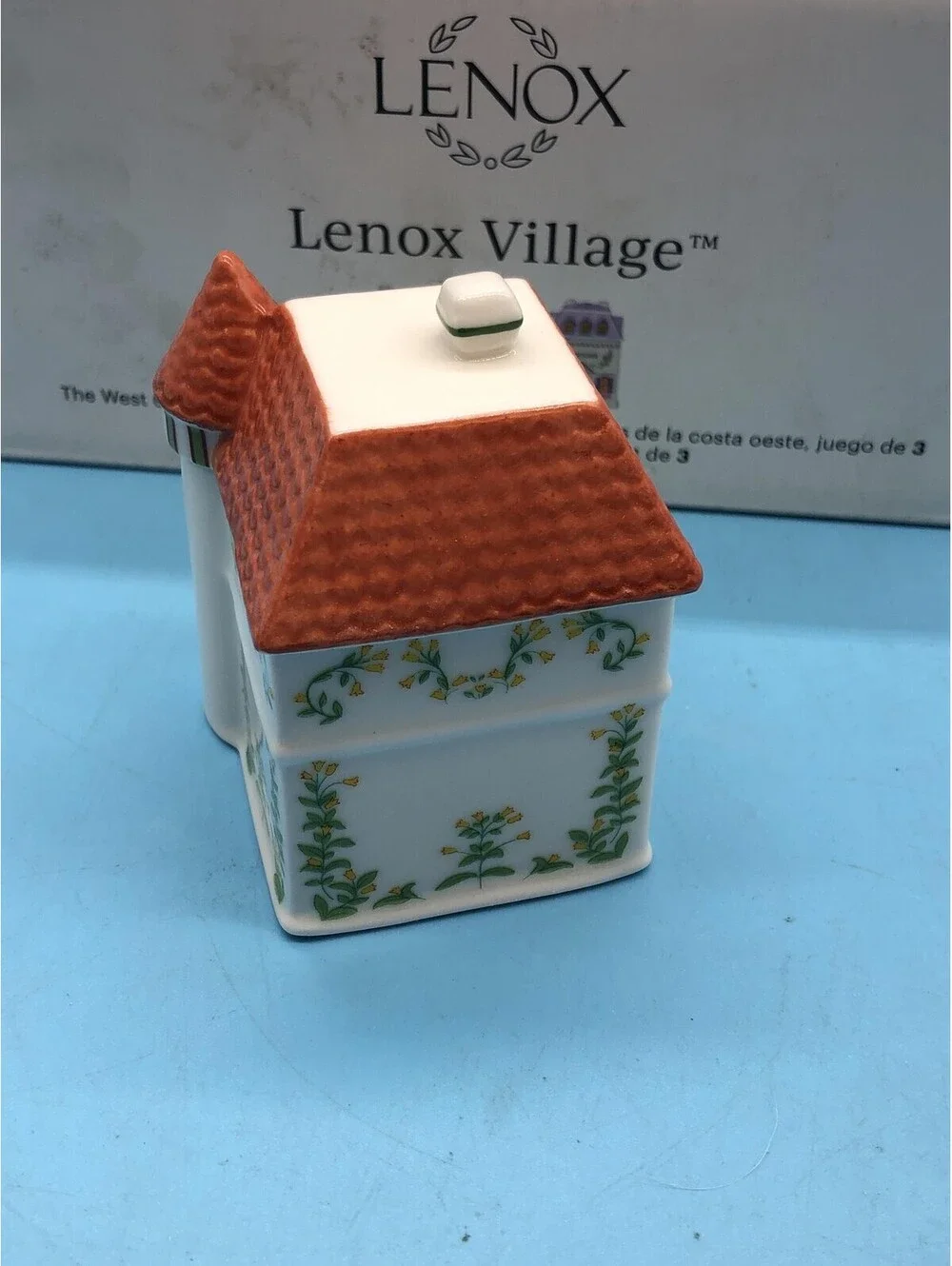 Lenox Village West Coast Spice Houses Set Of 3 Ceramic Spice Jars Multicolor
